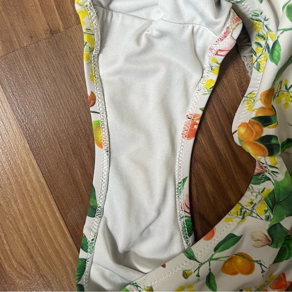 Princesse Tam Tam x Uniqlo Botanical Hip Hugger Swim Shorts Bottom Size Large - Picture 4 of 5